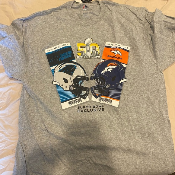 Super bowl 50 exclusive t shirt - Picture 1 of 2